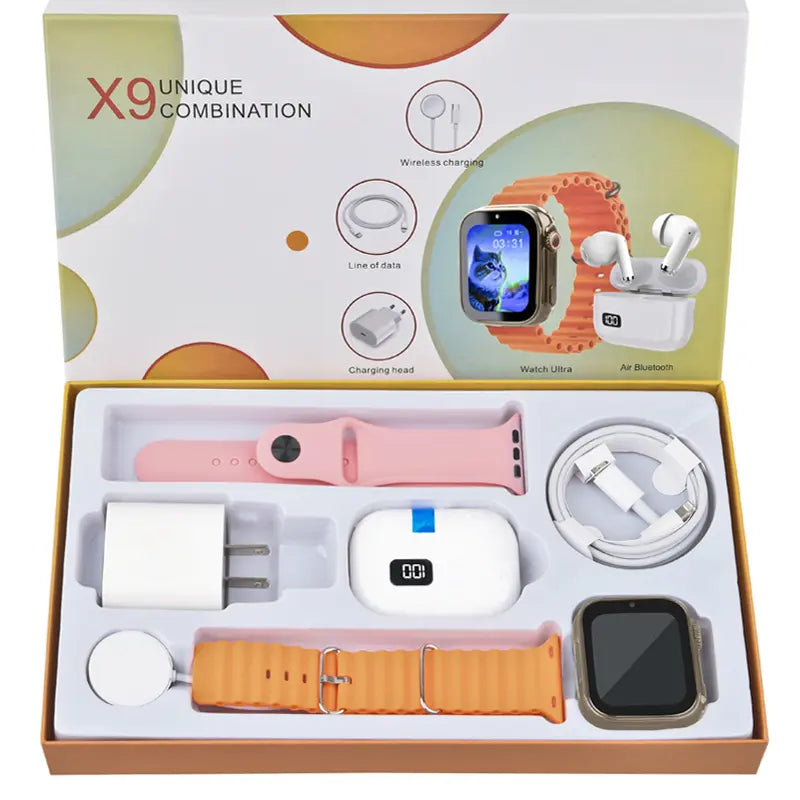 SmartSet Pro | Smartwatch + Earbuds + Fast Charging Kit