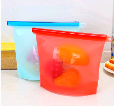 Bolsa de silicón reutilizable para alimentos 1 L