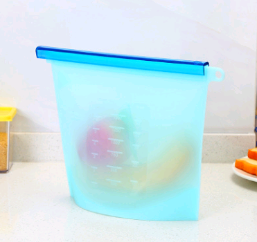 Bolsa de silicón reutilizable para alimentos 1 L
