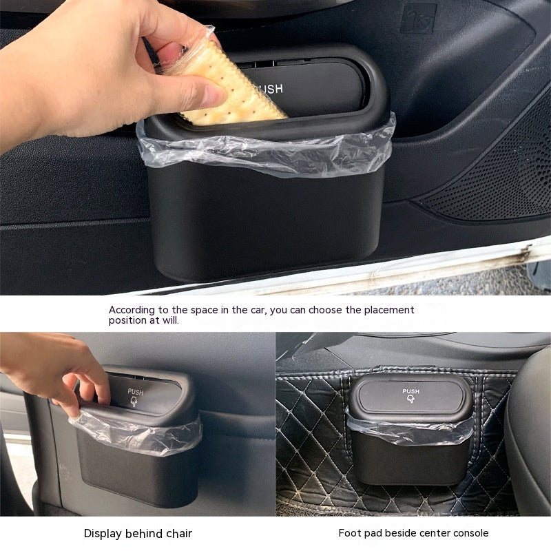 Bote de basura plegable para auto