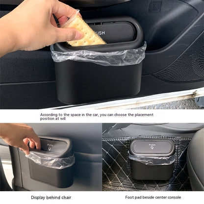Bote de basura plegable para auto