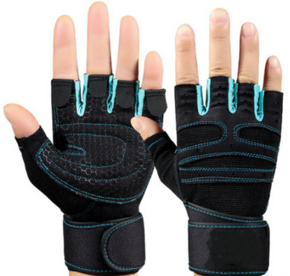 Guantes para gym medio dedo