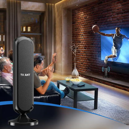 HIDB TV Antenna Digital for Smart TV HD Antena Indoor 4K 360° Signal Amplified Indoor TV Antenna for Easy Long Range Reception Installation No Monthly Bill Ultra Long Reception Distance TV Antenna for Local Channels ,Deals for You Days，Summerwins,Father'S