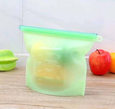 Bolsa de silicón reutilizable para alimentos 1 L