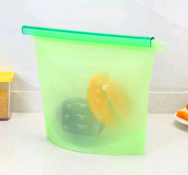 Bolsa de silicón reutilizable para alimentos 1 L