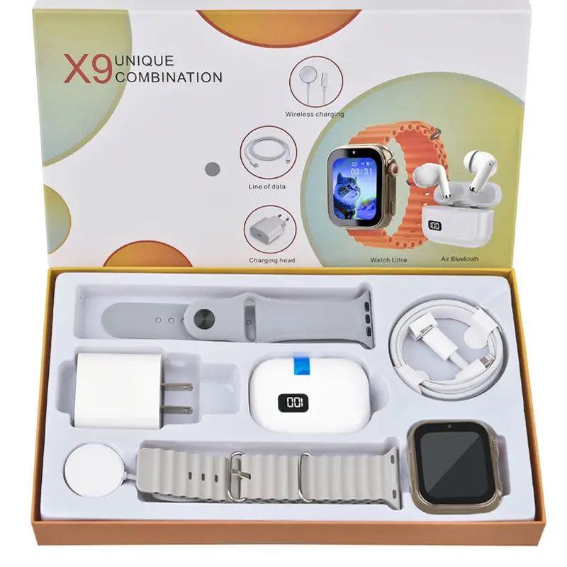 SmartSet Pro | Smartwatch + Earbuds + Fast Charging Kit