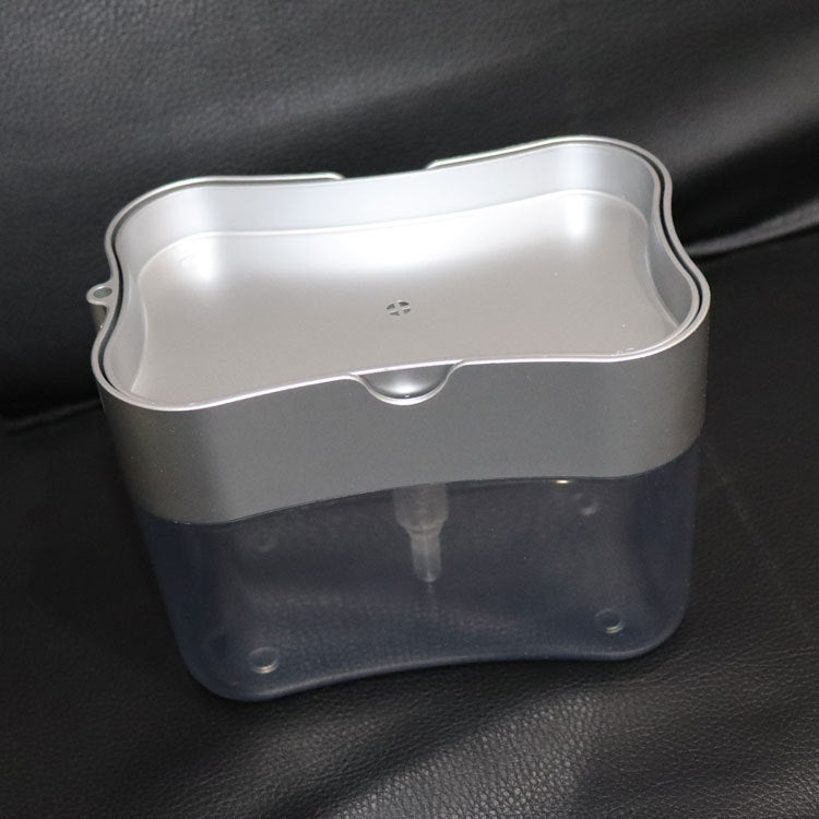 Dispensador de jabón con porta esponja