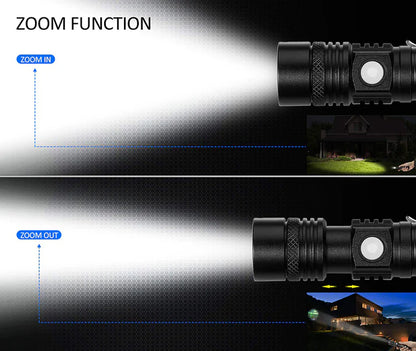 UltraBeam Pro | Linterna LED Recargable de Alta Potencia