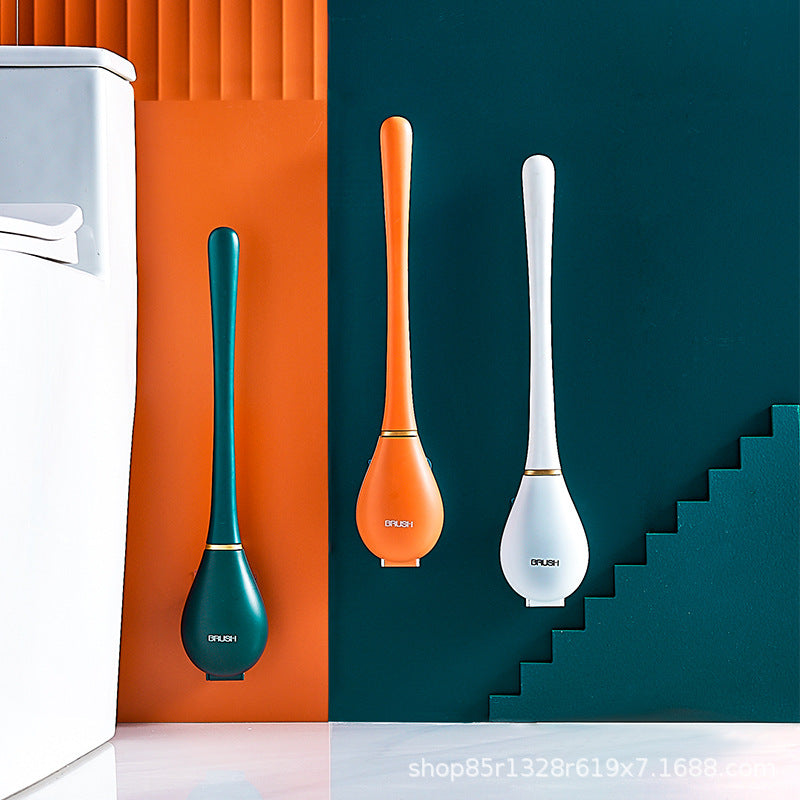 Cepillo de silicón para baño con soporte
