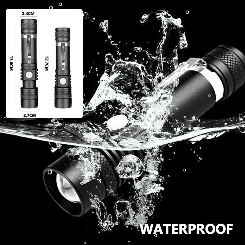UltraBeam Pro | Linterna LED Recargable de Alta Potencia