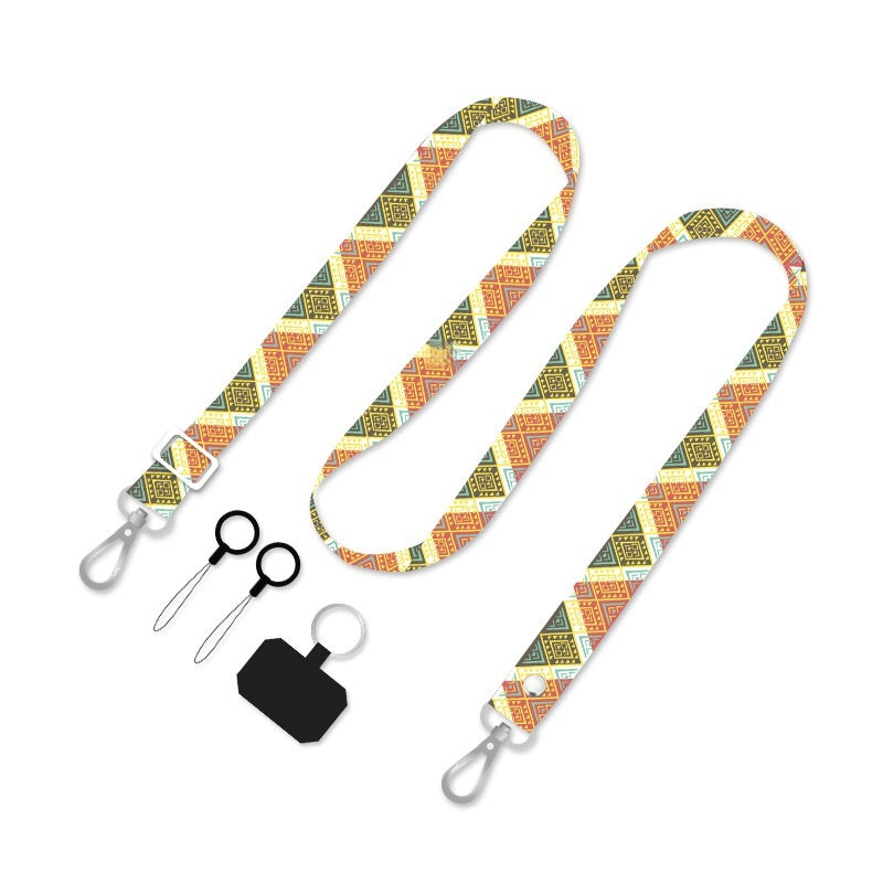 Correa cruzada para celular con parche universal