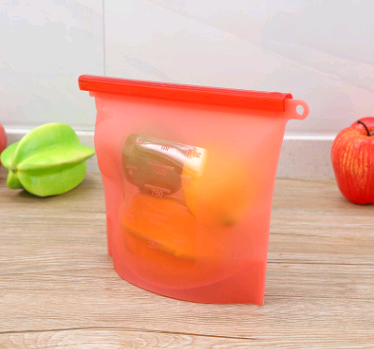 Bolsa de silicón reutilizable para alimentos 1 L