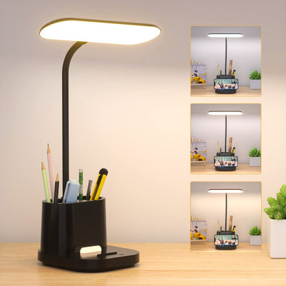 GlowDesk Kids | Lámpara LED Recargable con Organizador