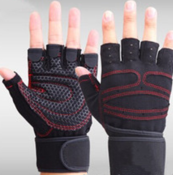 Guantes para gym medio dedo