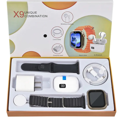SmartSet Pro | Smartwatch + Earbuds + Fast Charging Kit