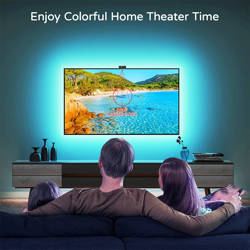 Transform Your Viewing Experience with GlowSync RGBIC Smart TV LED Lights