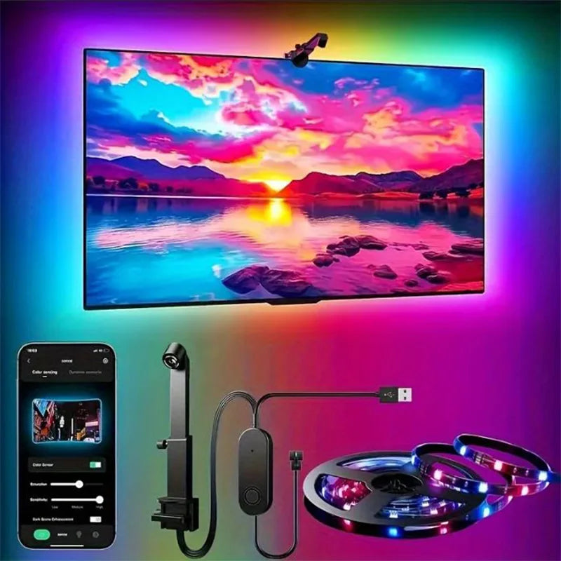 Transform Your Viewing Experience with GlowSync RGBIC Smart TV LED Lights