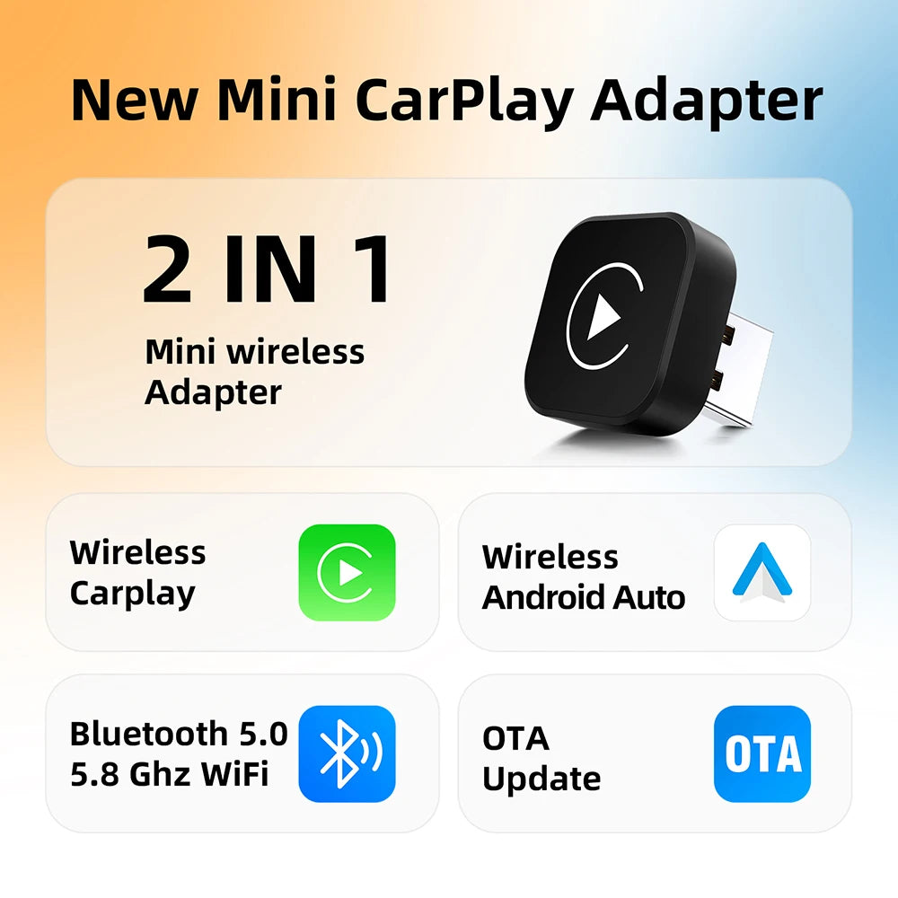 DriveSync Pro: The Ultimate Wireless CarPlay & Android Auto Adapter for Seamless Connectivity