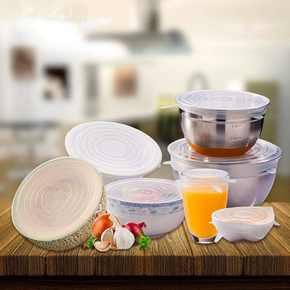 Tapas de silicón uso en cocina