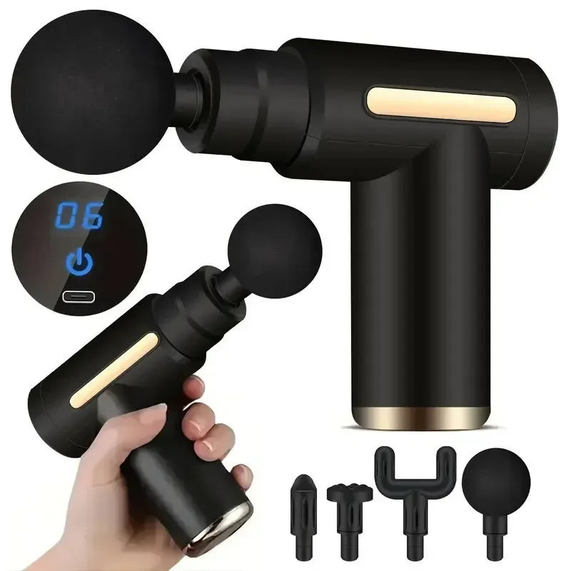 USB Mini Massage Gun – Muscleease → ZENKO PulseMini™ – Pistola de Masaje Muscular