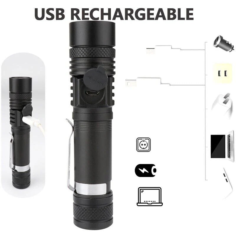 UltraBeam Pro | Linterna LED Recargable de Alta Potencia