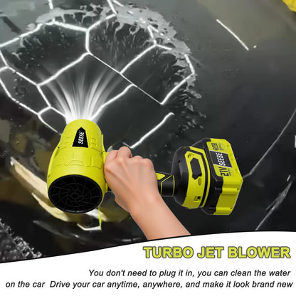 【Dealsforyoudays】Seese Turbo Jet Blower,Leaf Blower, Violent Turbo Fan, Pure Copper Motor,Car Drying after Wash, Handheld Snow Blower,Cordless Turbo Power Air Duster,Home Improve,Garden Mainte Holiday Gifts