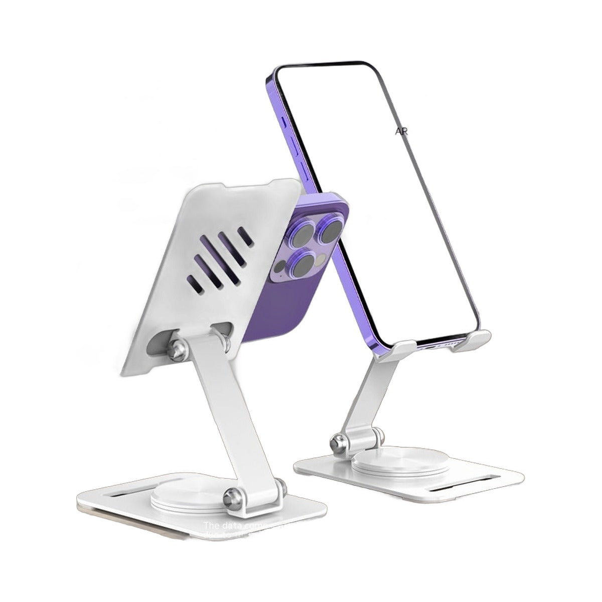 Soporte de aluminio blanco